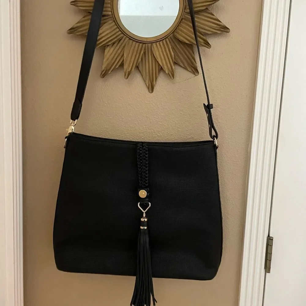 Stella & Dot Rope Hobo Bag Large Purse